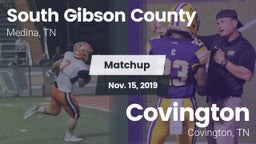 Matchup: South Gibson County vs. Covington  2019