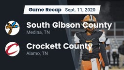 Recap: South Gibson County  vs. Crockett County  2020