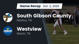 Recap: South Gibson County  vs. Westview  2020