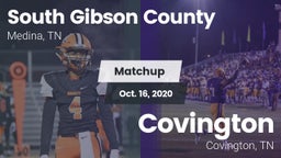 Matchup: South Gibson County vs. Covington  2020