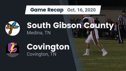 Recap: South Gibson County  vs. Covington  2020