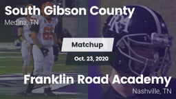 Matchup: South Gibson County vs. Franklin Road Academy 2020