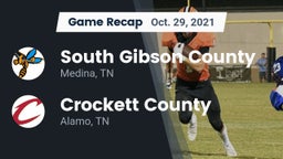 Recap: South Gibson County  vs. Crockett County  2021