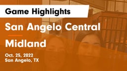 San Angelo Central  vs Midland  Game Highlights - Oct. 25, 2022