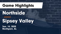 Northside  vs Sipsey Valley  Game Highlights - Jan. 14, 2020