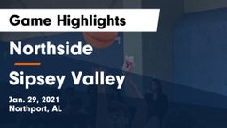 Northside  vs Sipsey Valley  Game Highlights - Jan. 29, 2021