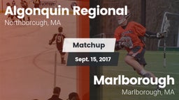 Matchup: Algonquin Regional vs. Marlborough  2017
