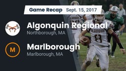 Recap: Algonquin Regional  vs. Marlborough  2017