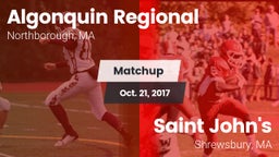 Matchup: Algonquin Regional vs. Saint John's  2017