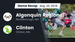 Recap: Algonquin Regional  vs. Clinton  2018
