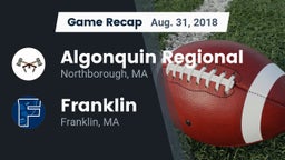 Recap: Algonquin Regional  vs. Franklin  2018