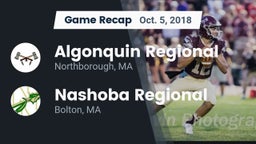 Recap: Algonquin Regional  vs. Nashoba Regional  2018