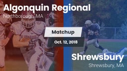Matchup: Algonquin Regional vs. Shrewsbury  2018
