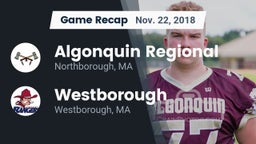 Recap: Algonquin Regional  vs. Westborough  2018