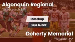 Matchup: Algonquin Regional vs. Doherty Memorial  2019