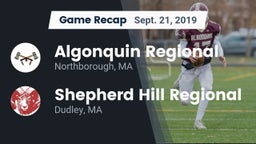Recap: Algonquin Regional  vs. Shepherd Hill Regional  2019