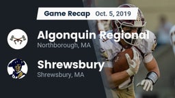 Recap: Algonquin Regional  vs. Shrewsbury  2019