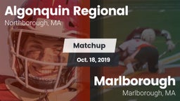 Matchup: Algonquin Regional vs. Marlborough  2019