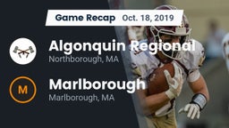 Recap: Algonquin Regional  vs. Marlborough  2019