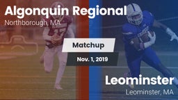 Matchup: Algonquin Regional vs. Leominster  2019
