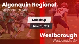 Matchup: Algonquin Regional vs. Westborough  2019