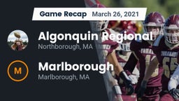 Recap: Algonquin Regional  vs. Marlborough  2021