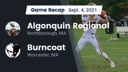 Recap: Algonquin Regional  vs. Burncoat  2021