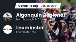 Recap: Algonquin Regional  vs. Leominster  2021