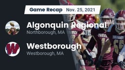 Recap: Algonquin Regional  vs. Westborough  2021