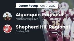 Recap: Algonquin Regional  vs. Shepherd Hill Regional  2022