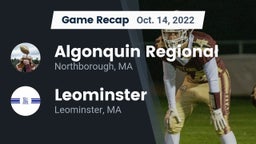 Recap: Algonquin Regional  vs. Leominster  2022