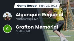Recap: Algonquin Regional  vs. Grafton Memorial  2023