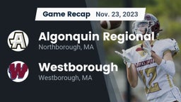Recap: Algonquin Regional  vs. Westborough  2023