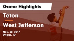 Teton  vs West Jefferson Game Highlights - Nov. 30, 2017