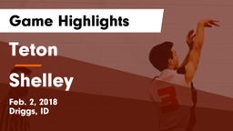 Teton  vs Shelley  Game Highlights - Feb. 2, 2018