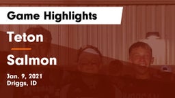 Teton  vs Salmon  Game Highlights - Jan. 9, 2021
