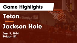 Teton  vs Jackson Hole  Game Highlights - Jan. 5, 2024
