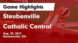 Steubenville  vs Catholic Central  Game Highlights - Aug. 28, 2019