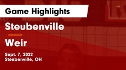 Steubenville  vs Weir  Game Highlights - Sept. 7, 2022