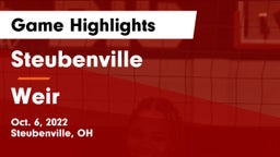 Steubenville  vs Weir  Game Highlights - Oct. 6, 2022