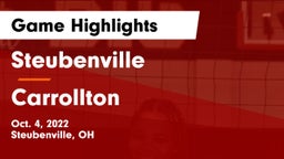 Steubenville  vs Carrollton  Game Highlights - Oct. 4, 2022