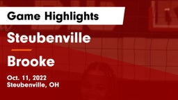 Steubenville  vs Brooke  Game Highlights - Oct. 11, 2022