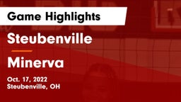 Steubenville  vs Minerva  Game Highlights - Oct. 17, 2022