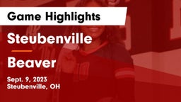 Steubenville  vs Beaver  Game Highlights - Sept. 9, 2023