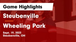 Steubenville  vs Wheeling Park  Game Highlights - Sept. 19, 2023