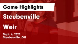 Steubenville  vs Weir  Game Highlights - Sept. 6, 2023