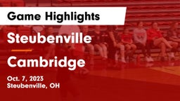 Steubenville  vs Cambridge  Game Highlights - Oct. 7, 2023