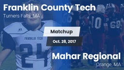 Matchup: Franklin County vs. Mahar Regional  2017