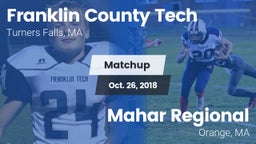 Matchup: Franklin County vs. Mahar Regional  2018