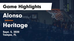 Alonso  vs Heritage  Game Highlights - Sept. 5, 2020